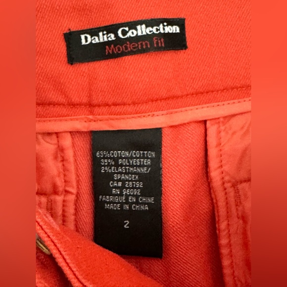 Dalia Collection Bold Red Capris - Picture 6 of 6
